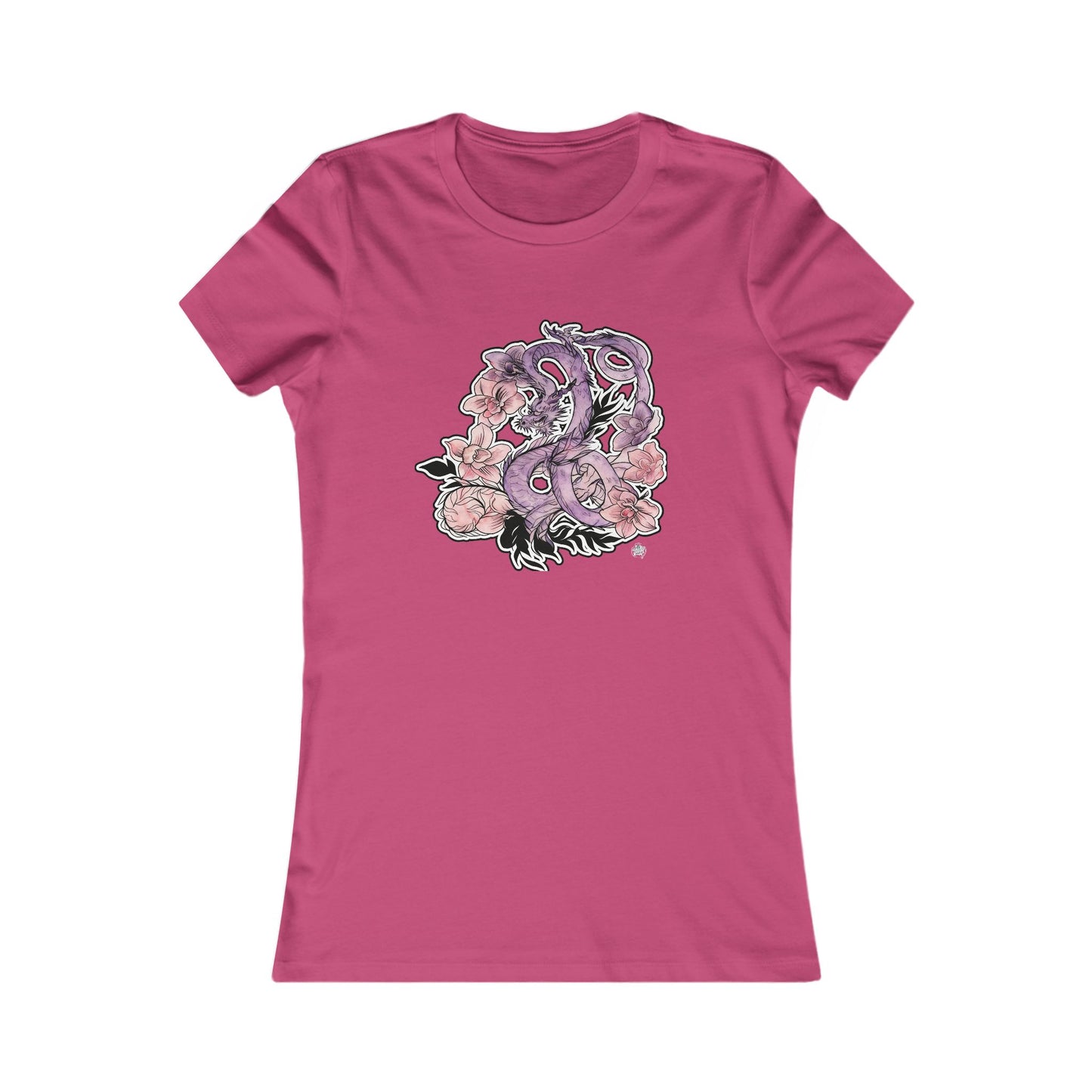 Dragon Orchids - Women's Tee — Feminine Slim Fit Favorite Ladies TShirt 8 colors