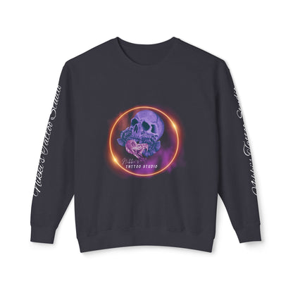 Nikki's Tattoo Studio Collection - Skull and Snake Logo - Crewneck sweatshirt