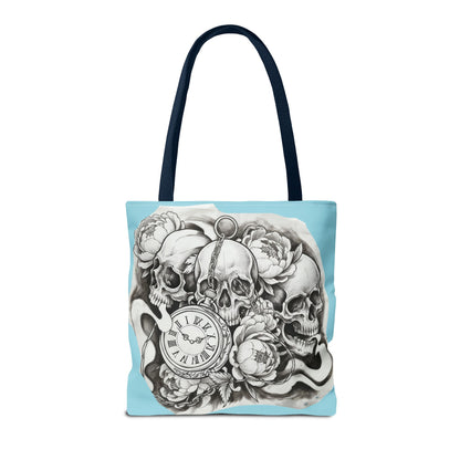 Skull Time - Tote Bag — Gothic Vintage Tattoo Art