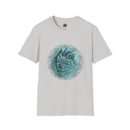 Beautiful Face Tattoo Art - Gildan T-Shirt — Artistic Portrait Graphic Tee