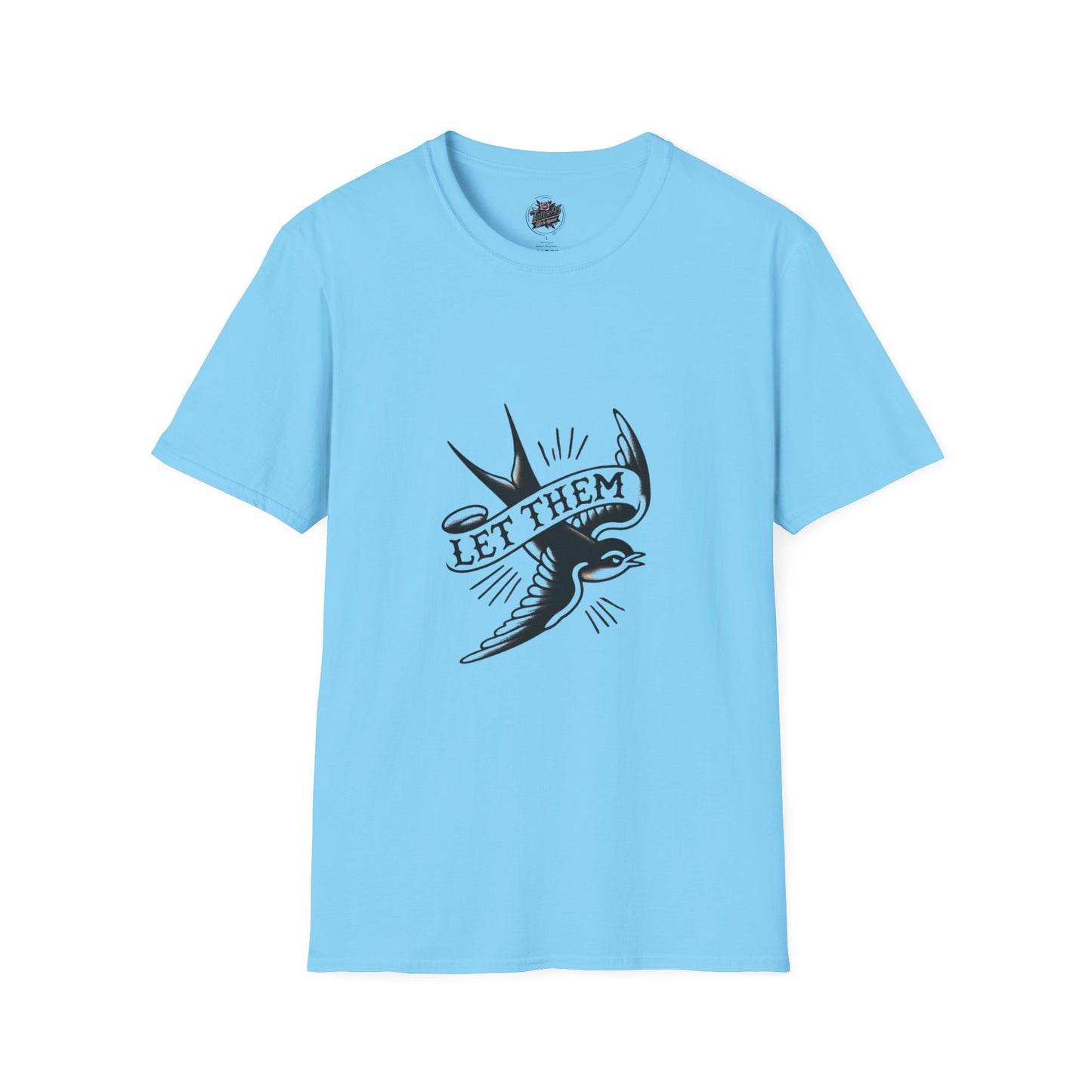 Retro Tattoo 'Let Them' Healing Message T-Shirt