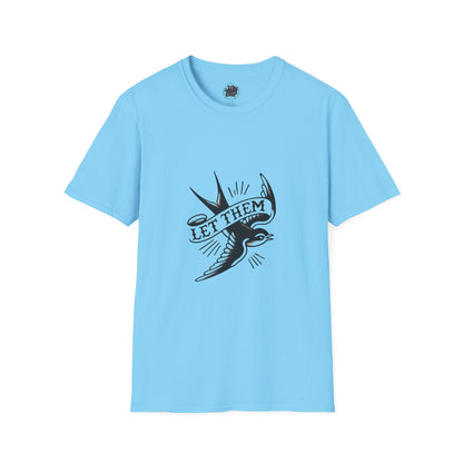 Retro Tattoo 'Let Them' Healing Message T-Shirt