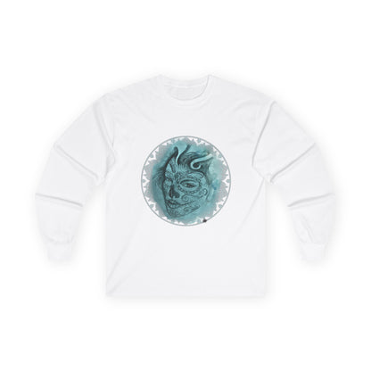 Beautiful Face Tattoo Artwork - Long Sleeve T-Shirt