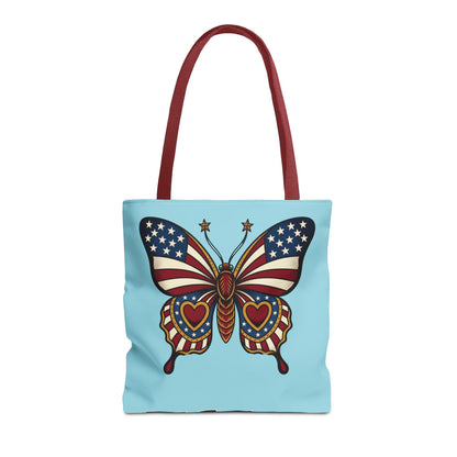 Butterflies Are Free Patriotic Celebration Tote Bag
