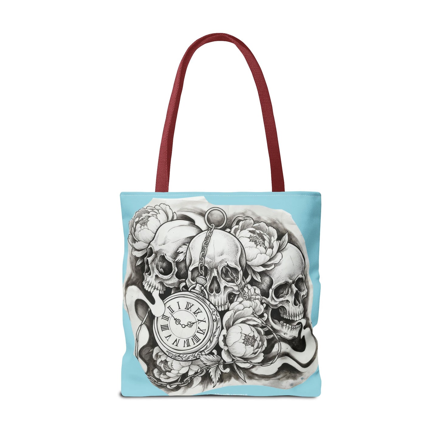 Skull Time - Tote Bag — Gothic Vintage Tattoo Art