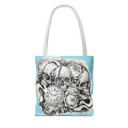 Skull Time - Tote Bag — Gothic Vintage Tattoo Art