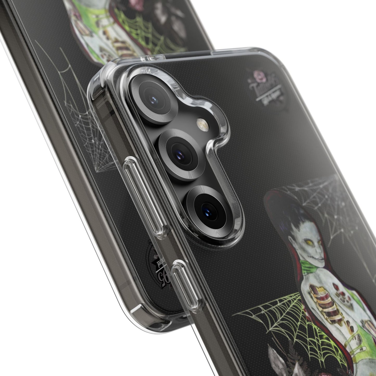 Zombie Lady Deadrah - Galaxy 24 Series & Galaxy 25 Series Phone Case - Black Background