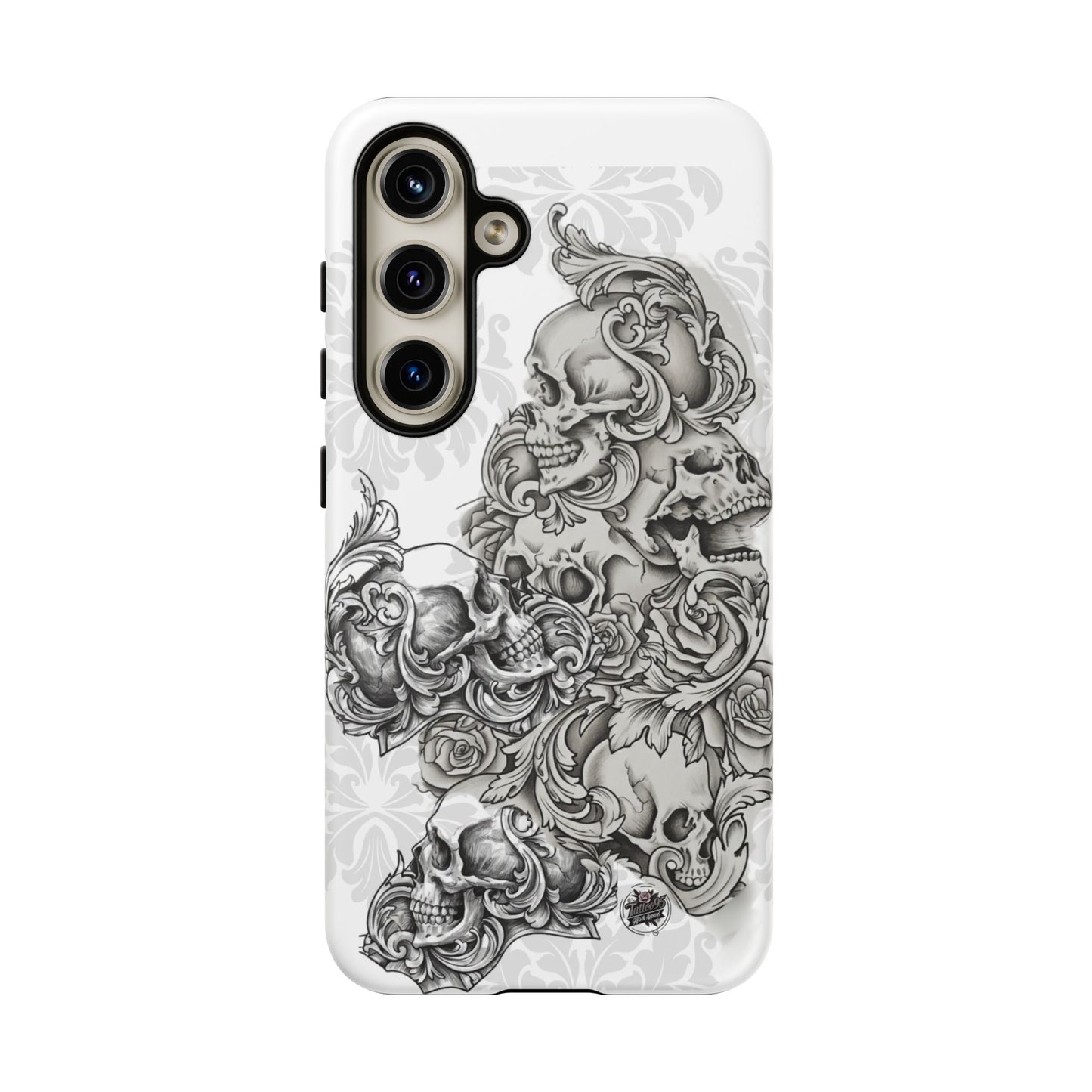 Cascading Skulls - Tough Phone Cases Available in most Galaxy series.