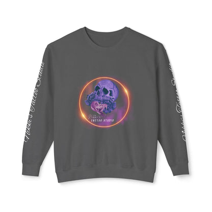 Nikki's Tattoo Studio Collection - Skull and Snake Logo - Crewneck sweatshirt