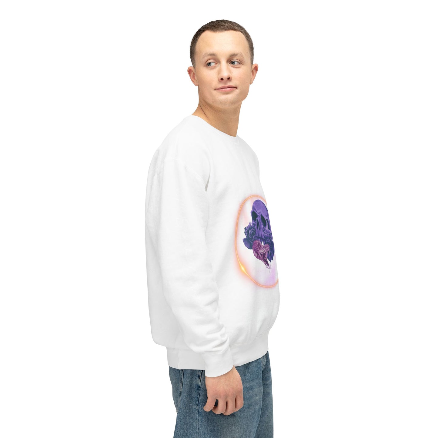 Nikki's Tattoo Studio Collection - Skull and Snake Logo - Crewneck sweatshirt