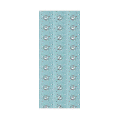 Nikki's Tattoo Studio Holiday Gift Wrapping (Matte or Satin) Snowflakes & Cherries Artwork