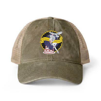 Happy 250th Birthday America — Women's Washed Mesh-Back Cap