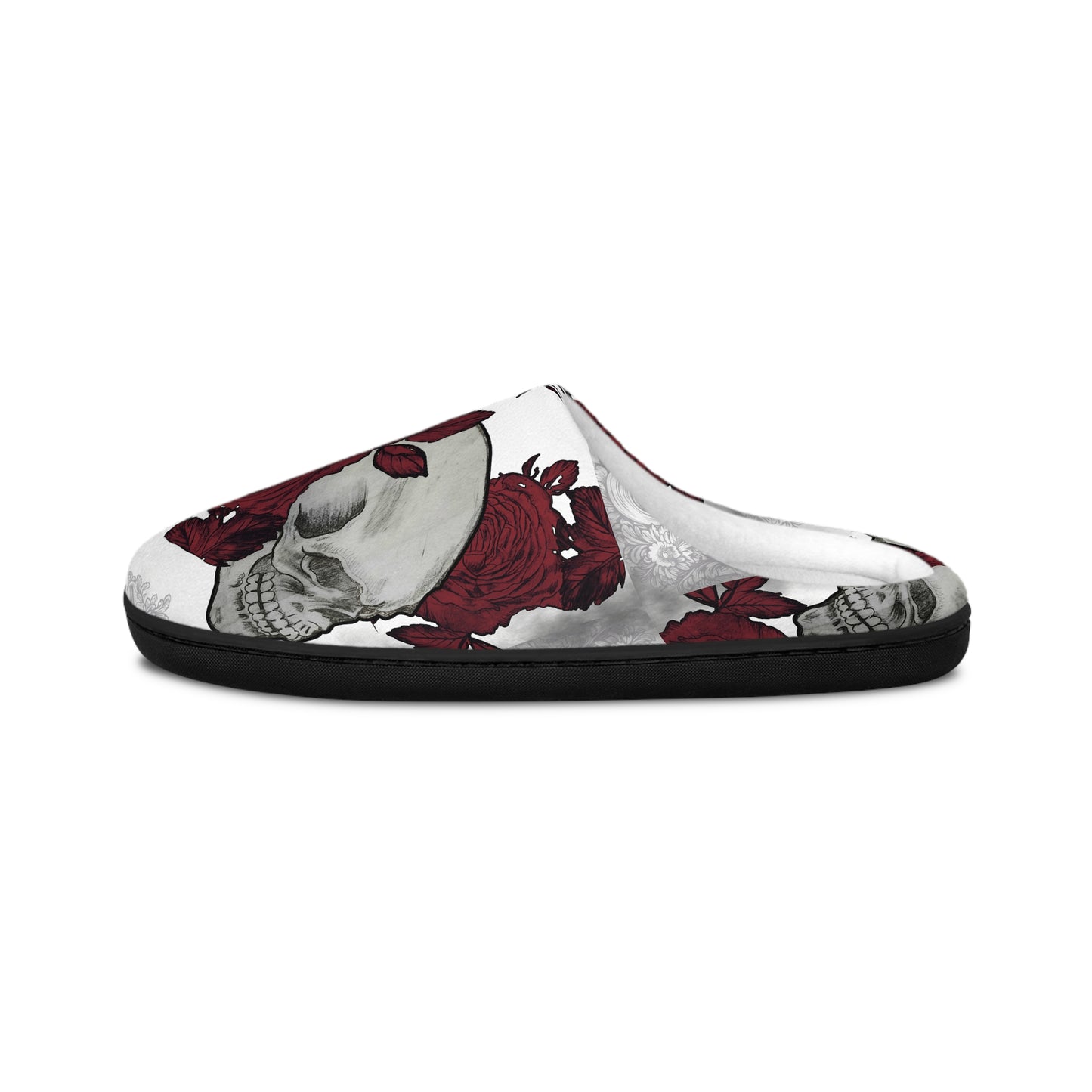 Skulls and Roses - Women's Indoor Slippers