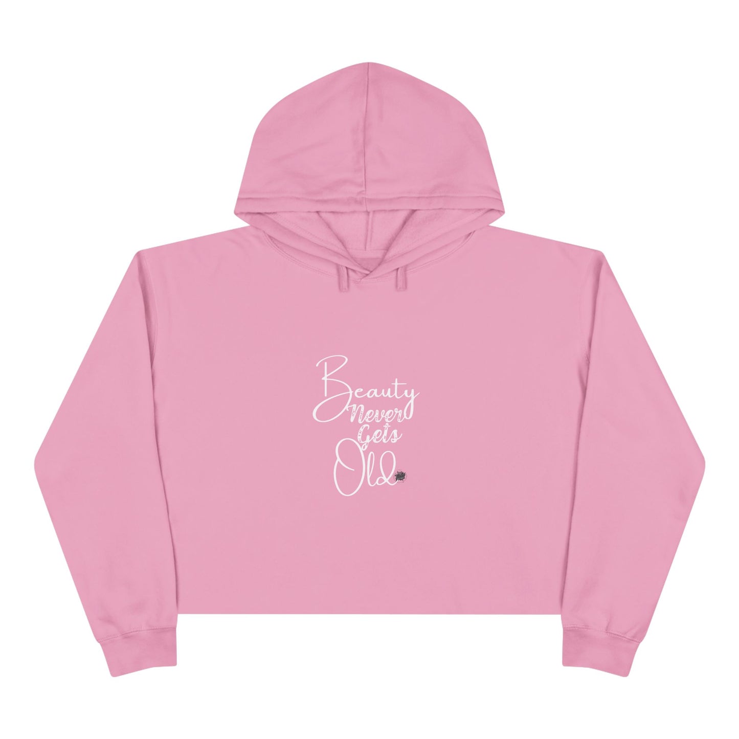 Beauty Never Gets Old - Crop Hoodie — 4 Colors Original Tattoo Artwork