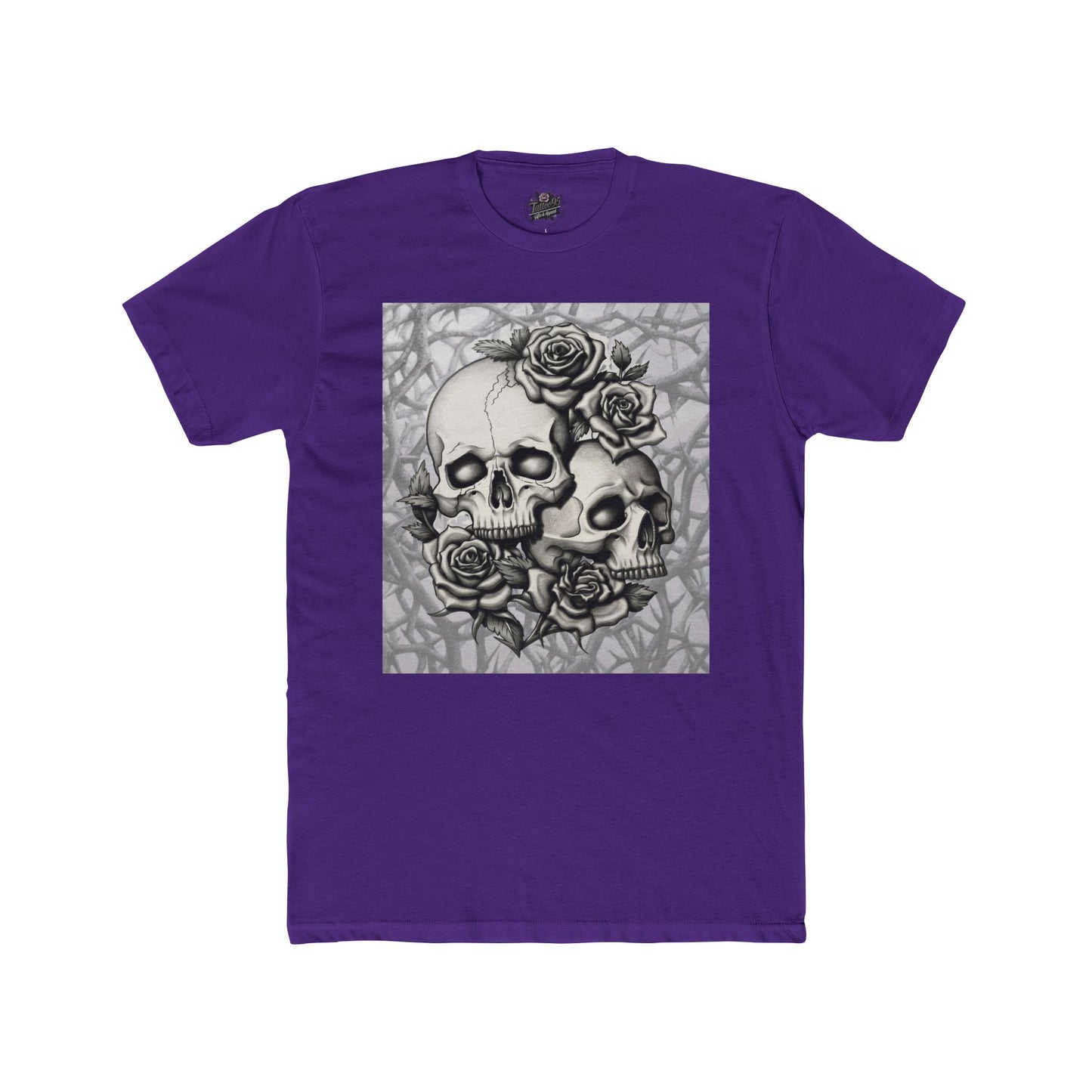 Roses Skull Pair - Unisex Tshirt - Crewneck Unisex Tee (XS-5XL)
