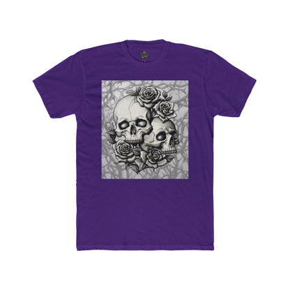 Roses Skull Pair - Unisex Tshirt - Crewneck Unisex Tee (XS-5XL)