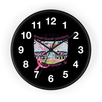 Nikki's Tattoo Studio Collection - Fight and Conquer Warrior Wall Clock — Charlotte Motor Speedway 2022 Commemorative