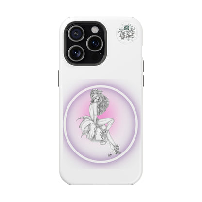 Pretty Bunny Vintage Artwork - iPhone Case