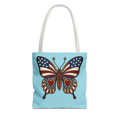 Butterflies Are Free Patriotic Celebration Tote Bag