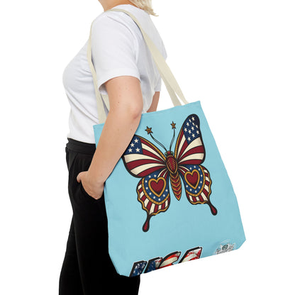 Butterflies Are Free Patriotic Celebration Tote Bag