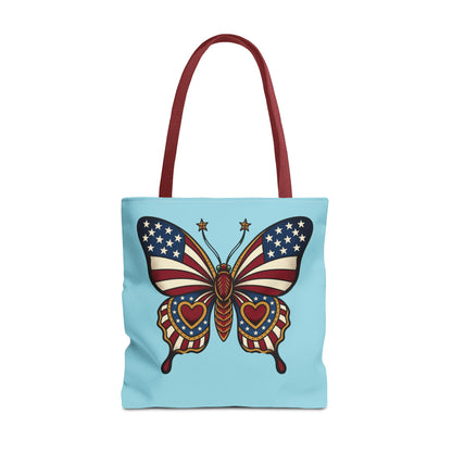 Butterflies Are Free Patriotic Celebration Tote Bag