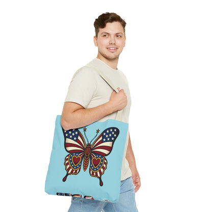 Butterflies Are Free Patriotic Celebration Tote Bag