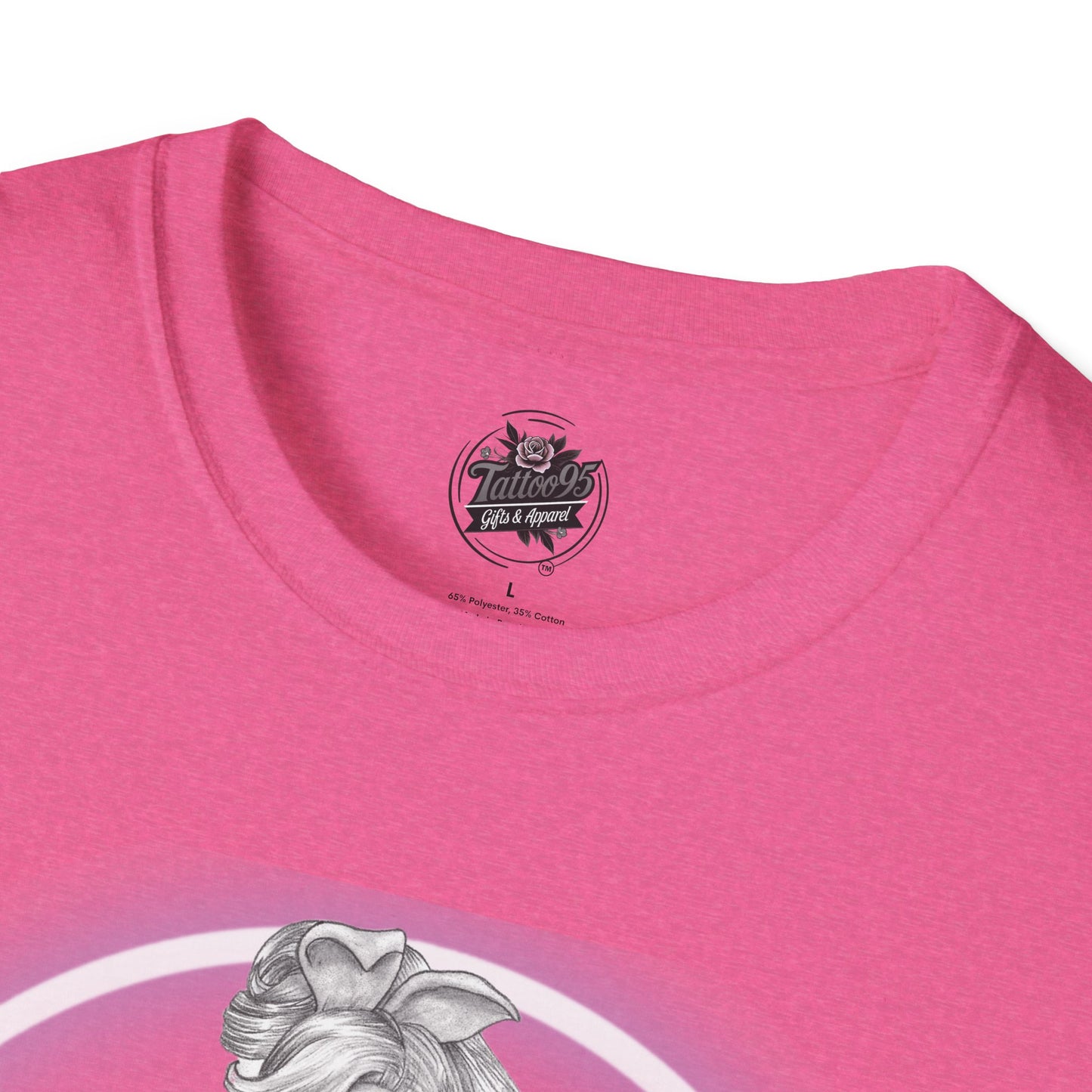 Pretty Bunny Vintage Artwork - Unisex Soft-Style T-Shirt
