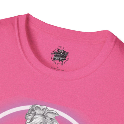 Pretty Bunny Vintage Artwork - Unisex Soft-Style T-Shirt