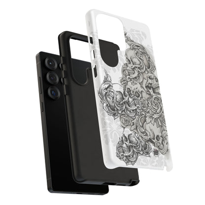 Cascading Skulls - Tough Phone Cases Available in most Galaxy series.