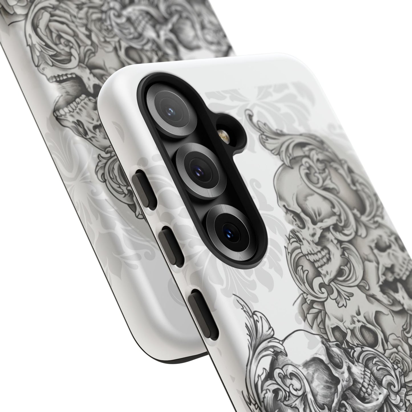 Cascading Skulls - Tough Phone Cases Available in most Galaxy series.
