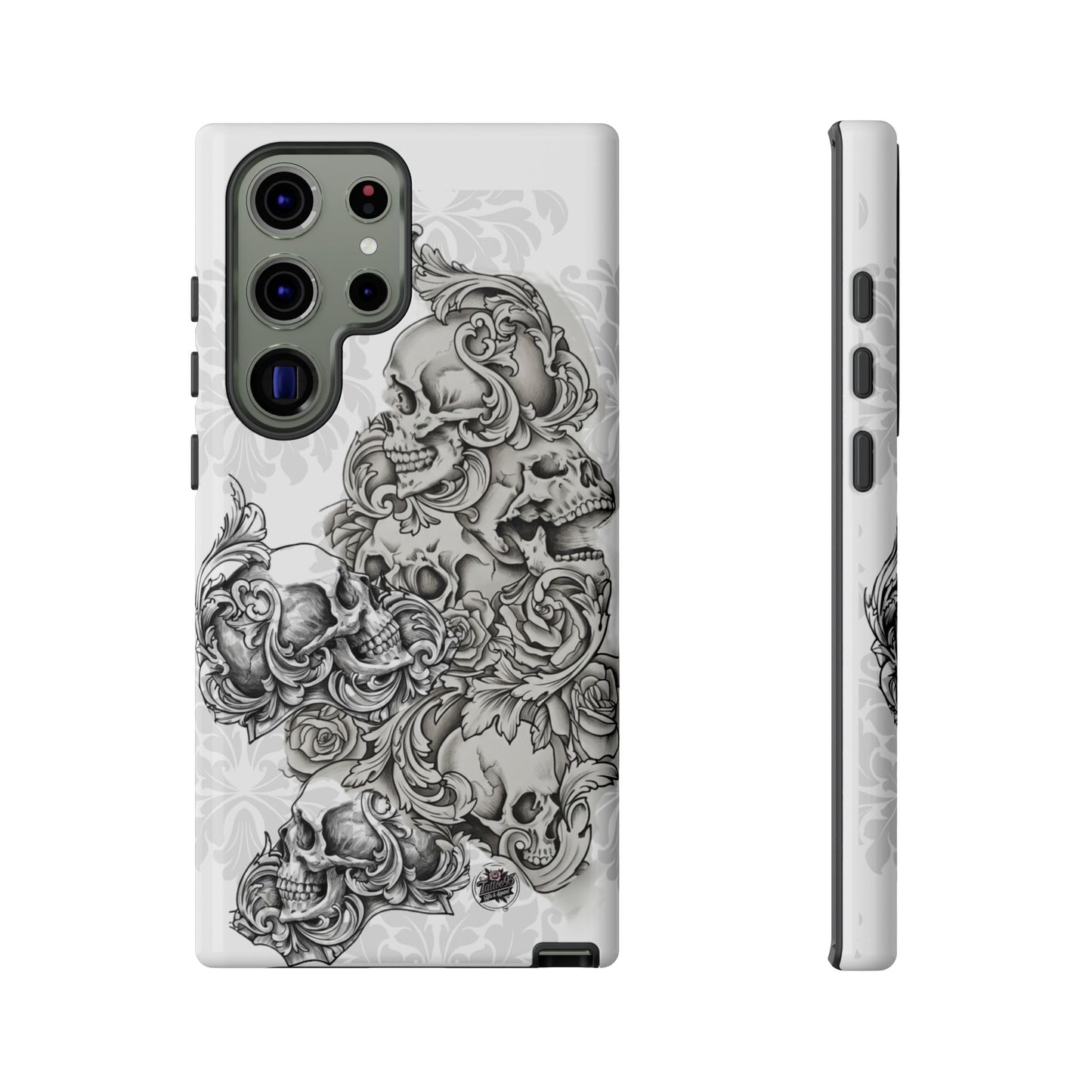 Cascading Skulls - Tough Phone Cases Available in most Galaxy series.