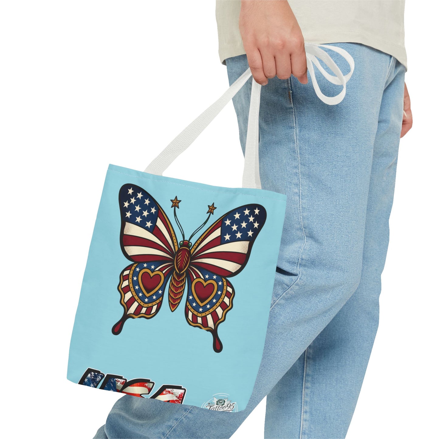 Butterflies Are Free Patriotic Celebration Tote Bag