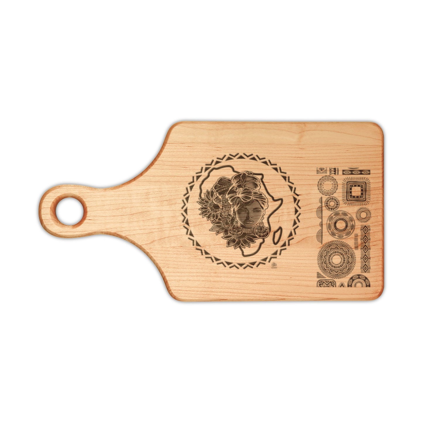 Gele Girl - Engraved Cutting Board — Decorative Serving & Chopping Board