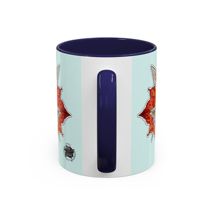 Swallow & Autumn Leaf Accent Coffee Mug — Ceramic Bird Lover Gift (11/15oz)