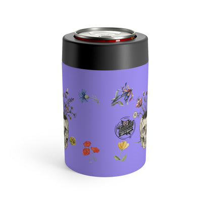 Floral Skull Planter - Can Holder — Insulated Stainless Steel 12oz Cooler