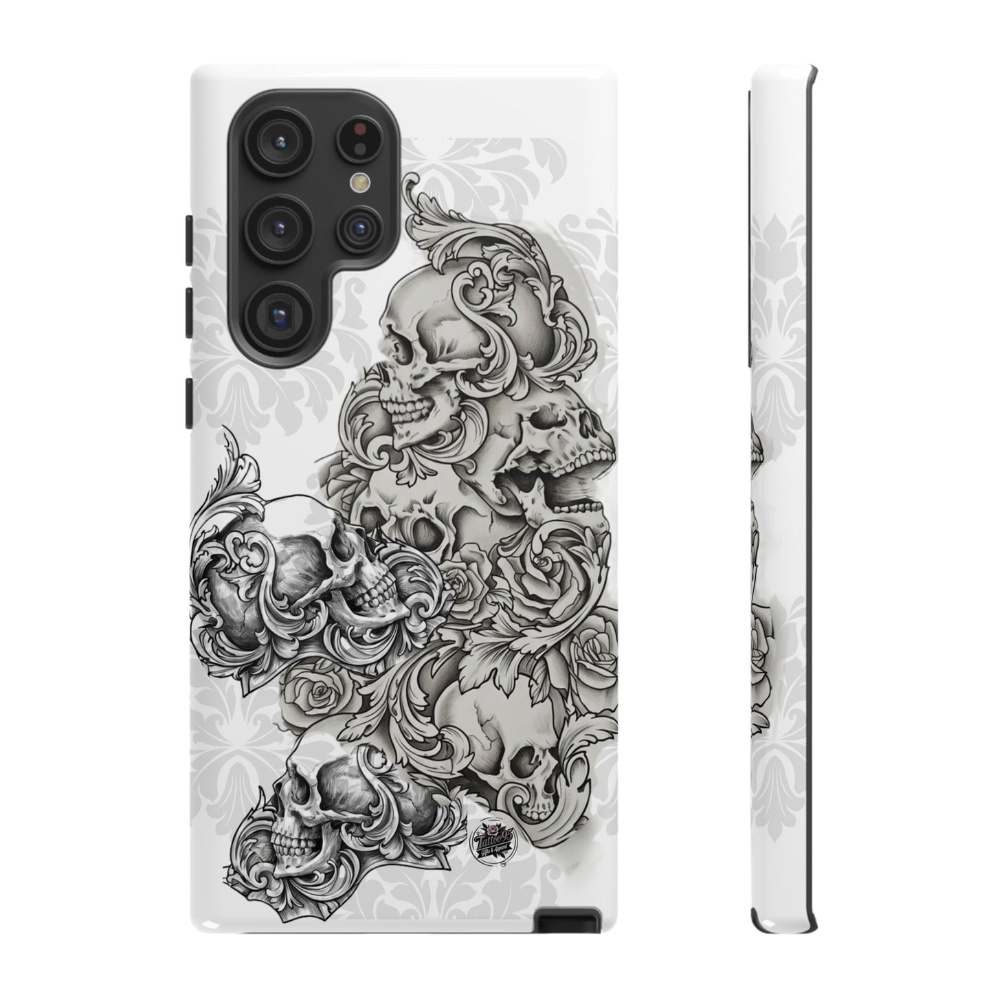 Cascading Skulls - Tough Phone Cases Available in most Galaxy series.
