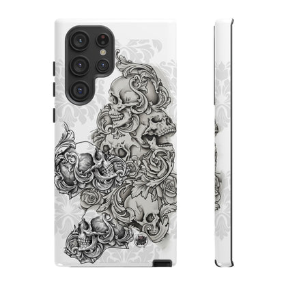 Cascading Skulls - Tough Phone Cases Available in most Galaxy series.