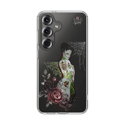 Zombie Lady Deadrah - Galaxy 24 Series & Galaxy 25 Series Phone Case - Black Background