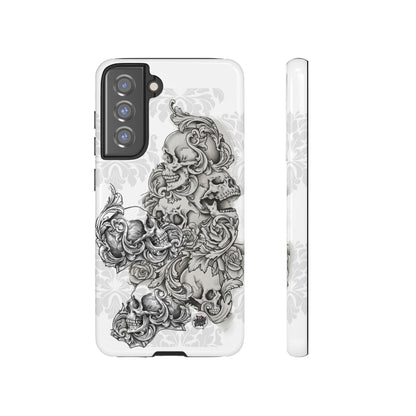 Cascading Skulls - Tough Phone Cases Available in most Galaxy series.