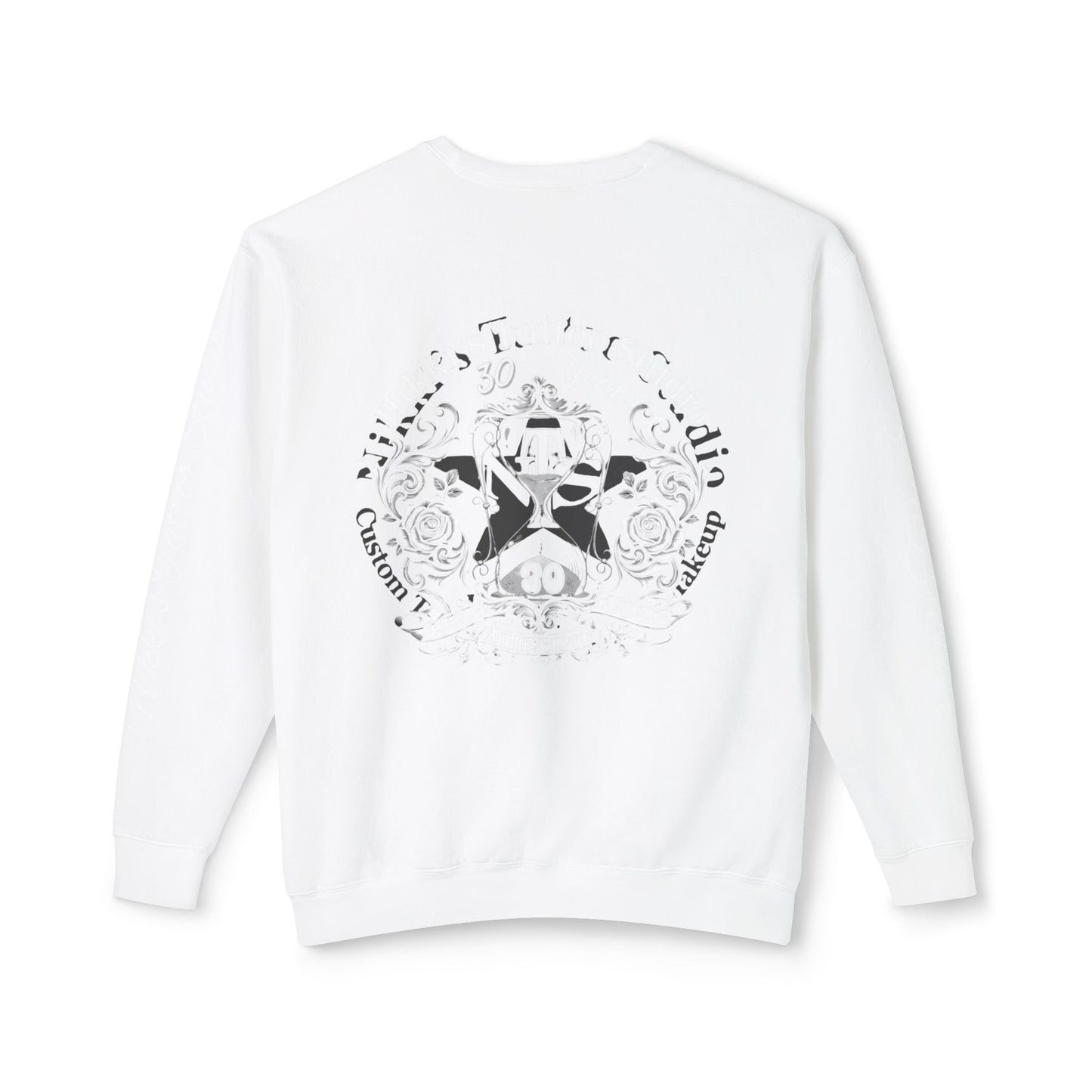 Nikki's Tattoo Studio Collection - Skull and Snake Logo - Crewneck sweatshirt
