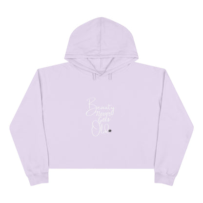 Beauty Never Gets Old - Crop Hoodie — 4 Colors Original Tattoo Artwork