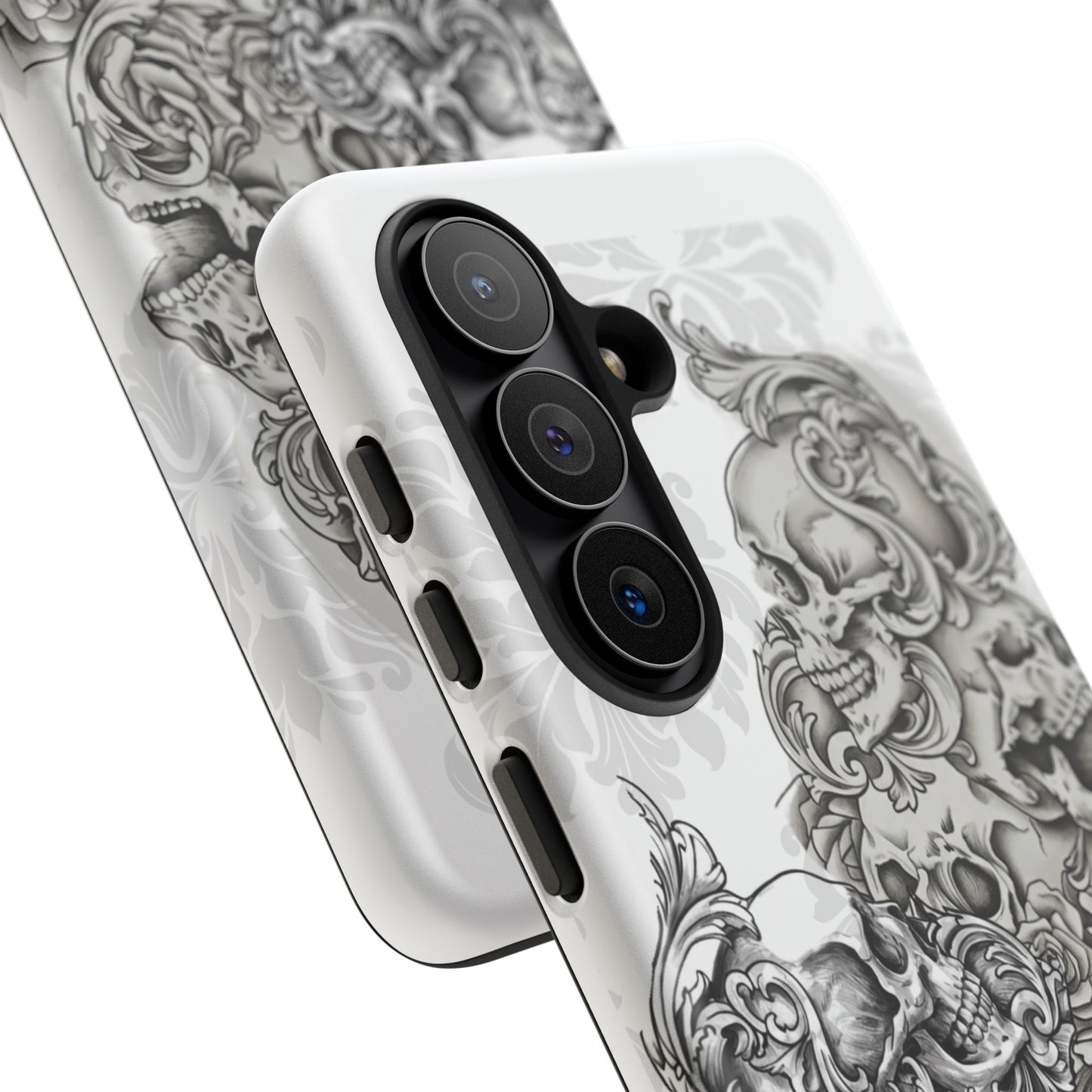 Cascading Skulls - Tough Phone Cases Available in most Galaxy series.