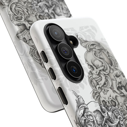 Cascading Skulls - Tough Phone Cases Available in most Galaxy series.