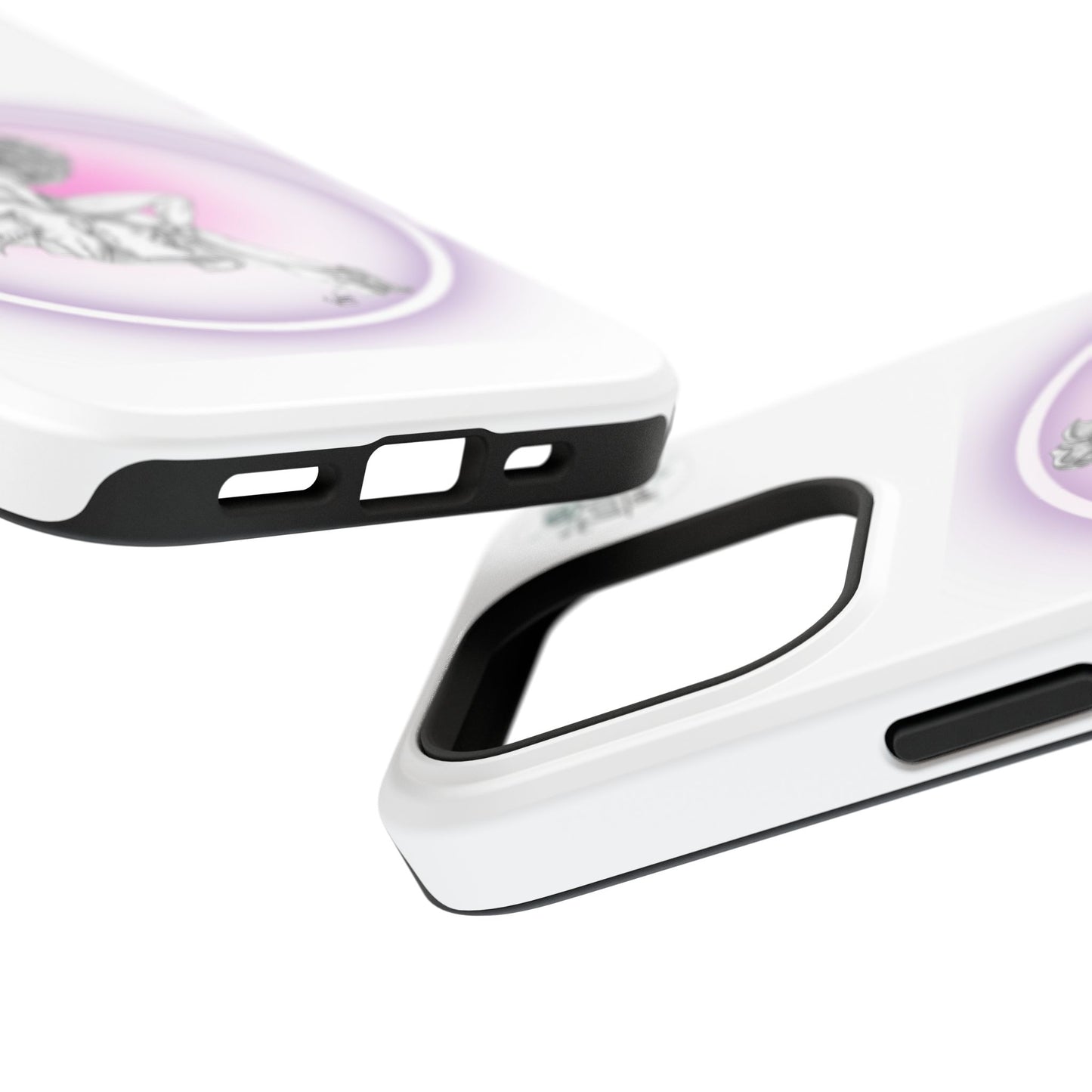 Pretty Bunny Vintage Artwork - iPhone Case