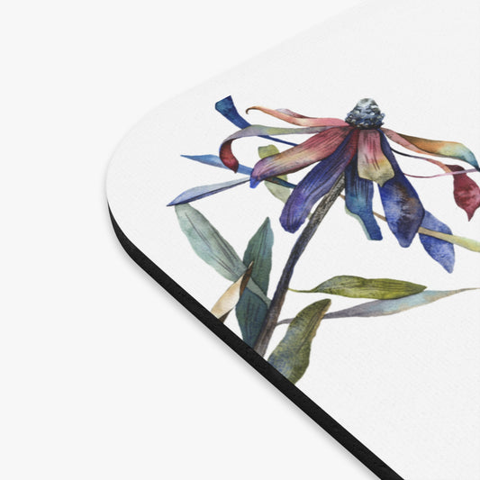 Floral Skull Planter Tattoo Art - Mouse Pad