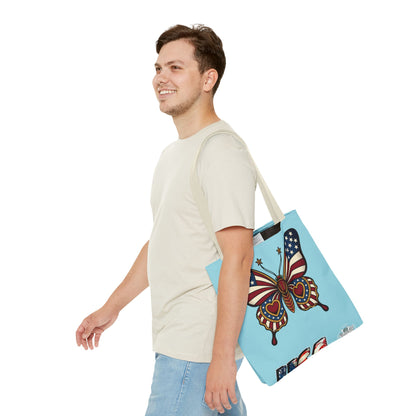 Butterflies Are Free Patriotic Celebration Tote Bag