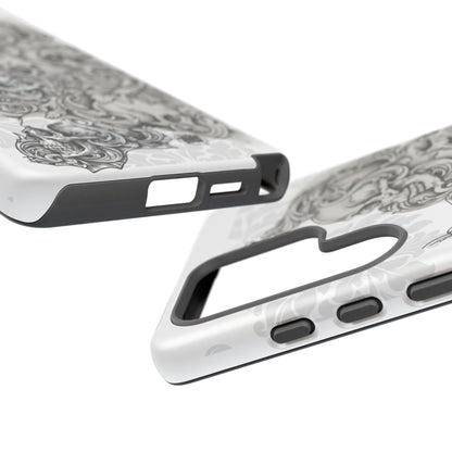 Cascading Skulls - Tough Phone Cases Available in most Galaxy series.