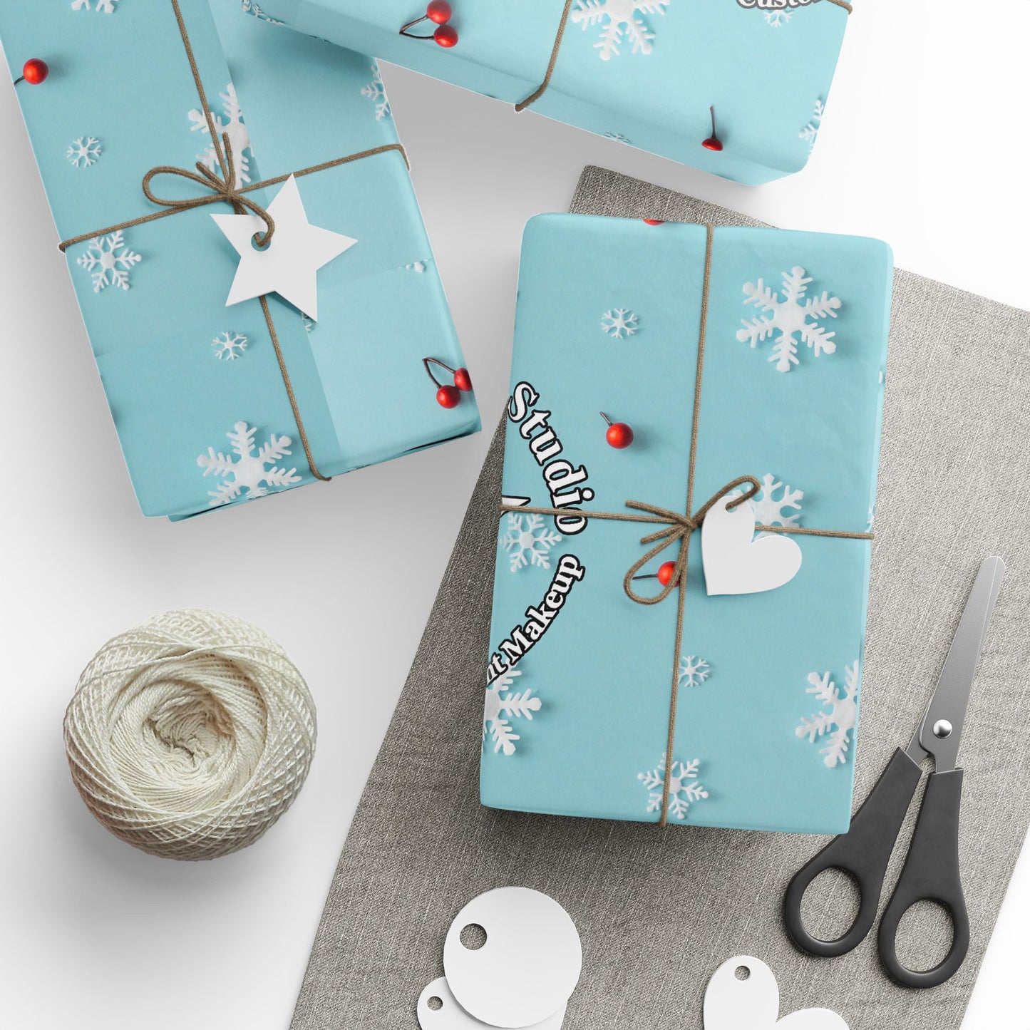 Nikki's Tattoo Studio Collection - Gift Wrapping - Winter Snow