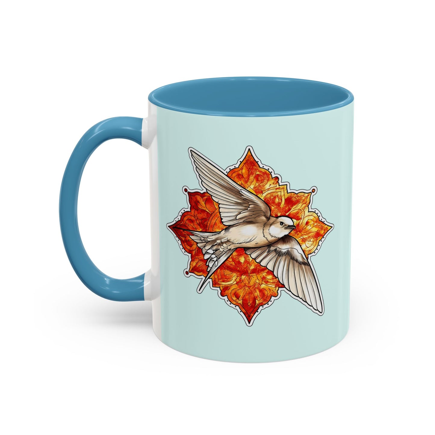 Swallow Bird Ceramic Coffee Mug – Accent 11/15 oz