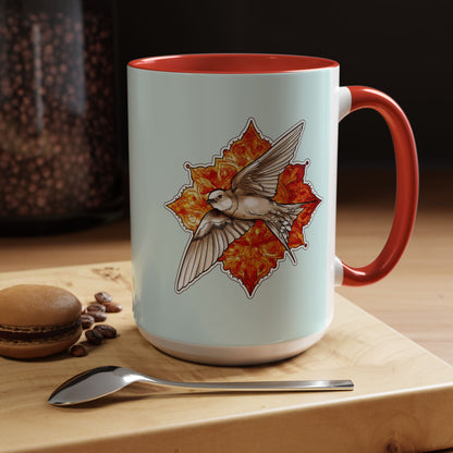 Swallow Bird Ceramic Coffee Mug – Accent 11/15 oz